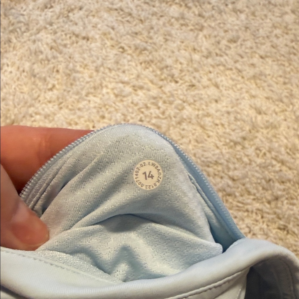 Like New! Lululemon size 14 Blue Athletic Skort - Picture 3 of 5